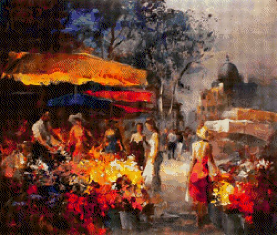 Willem Haenrayts - ziwopis, pejzaz, impresjonizm - предпросмотр