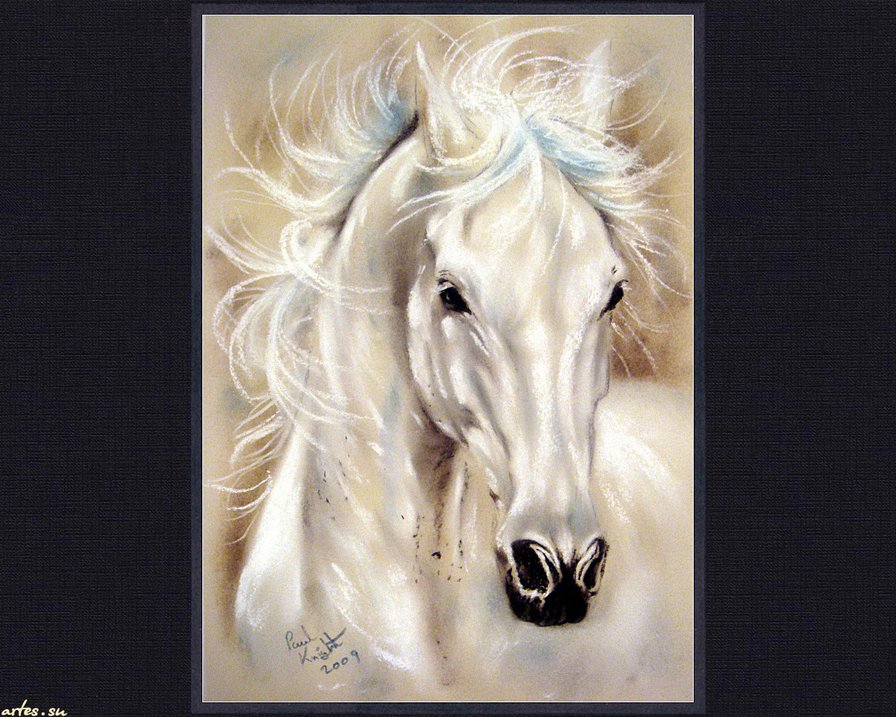 белая лошадь - оригинал