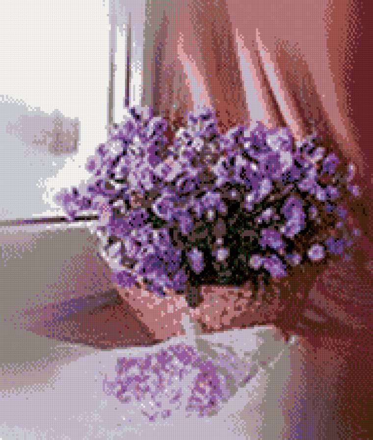 НА ОКОШКЕ - цветы, лето, натюрморт - предпросмотр