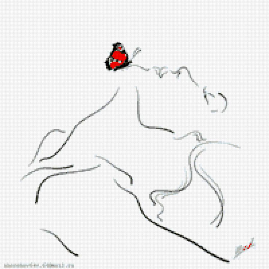 силуэт - девушки - предпросмотр