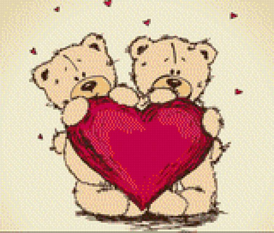 "ЛЮБОВЬ" - тедди, мишка, любовь, игрушка - предпросмотр