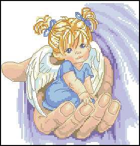 ангелочек - девочка, руки, ангелочек - оригинал