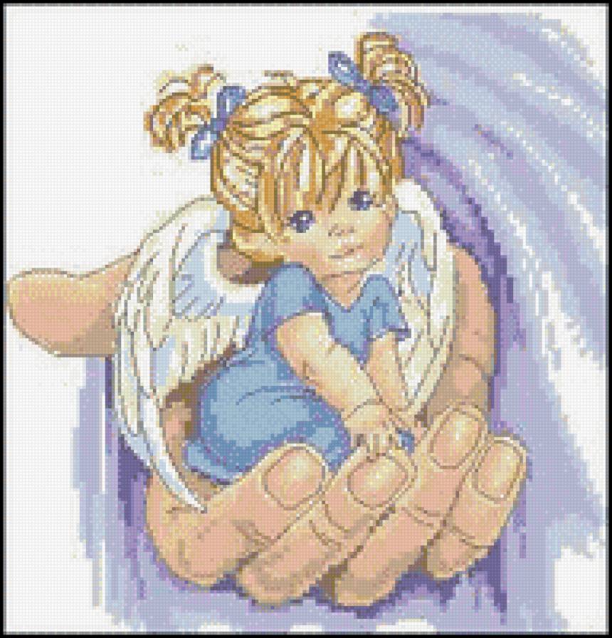 ангелочек - руки, девочка, ангелочек - предпросмотр