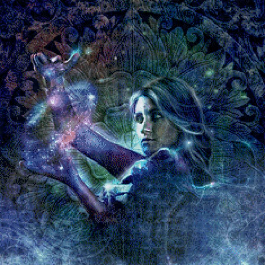 магия - девушка, магия - предпросмотр