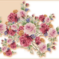 Схема вышивки «букет»