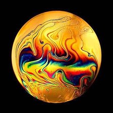 Схема вышивки «радужный шар»