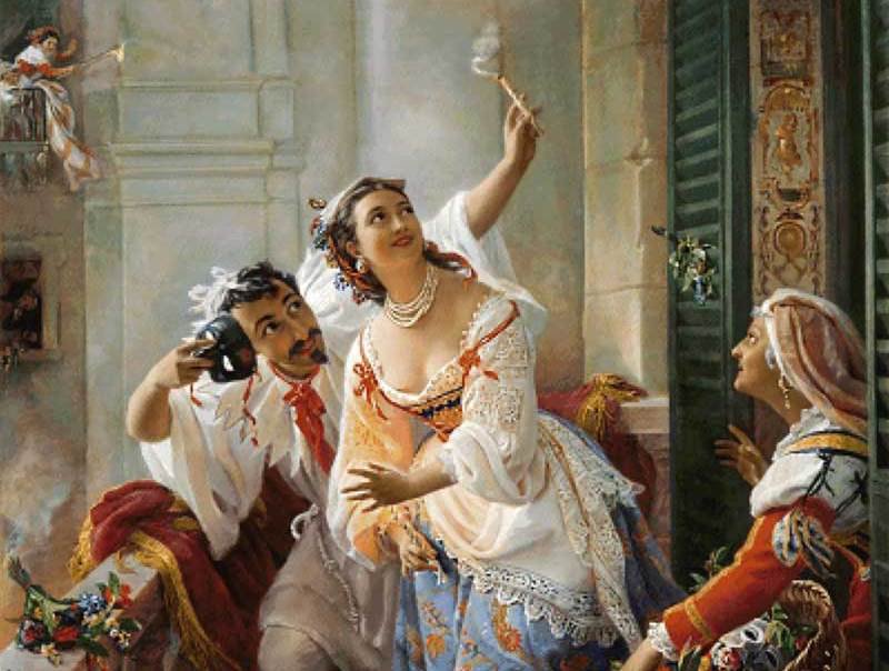 сцена из римского карнавала - оригинал