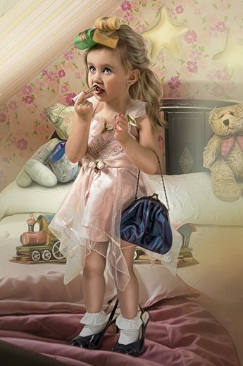 №571247 - мода, ребенок, игрушки - оригинал