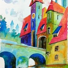 Схема вышивки «акварель»