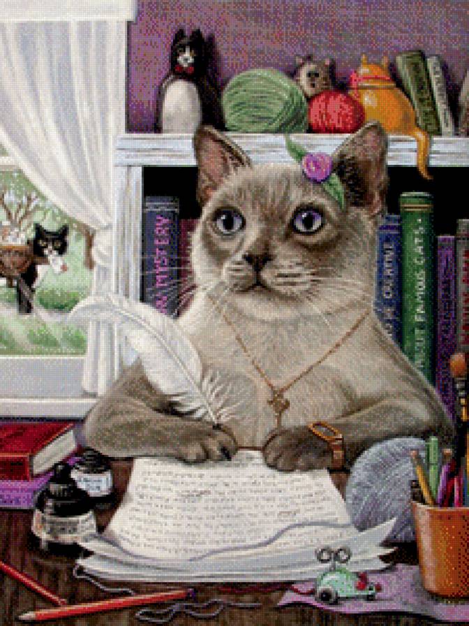 кот ученый - предпросмотр