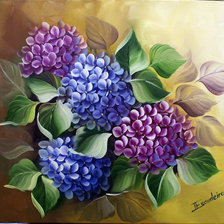 Схема вышивки «гортензия»