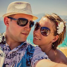 Схема вышивки «Ира и Рома»