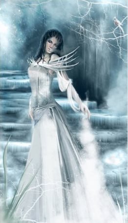 Снежная королева - девушка - оригинал