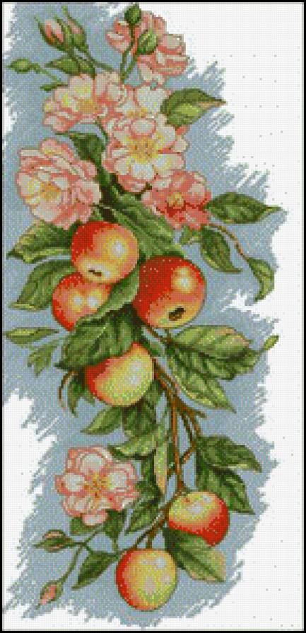 яблоки - яблоки, лето, панелька - предпросмотр