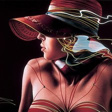 Схема вышивки «MARTIROS MANOUKIAN.Красная интрига»