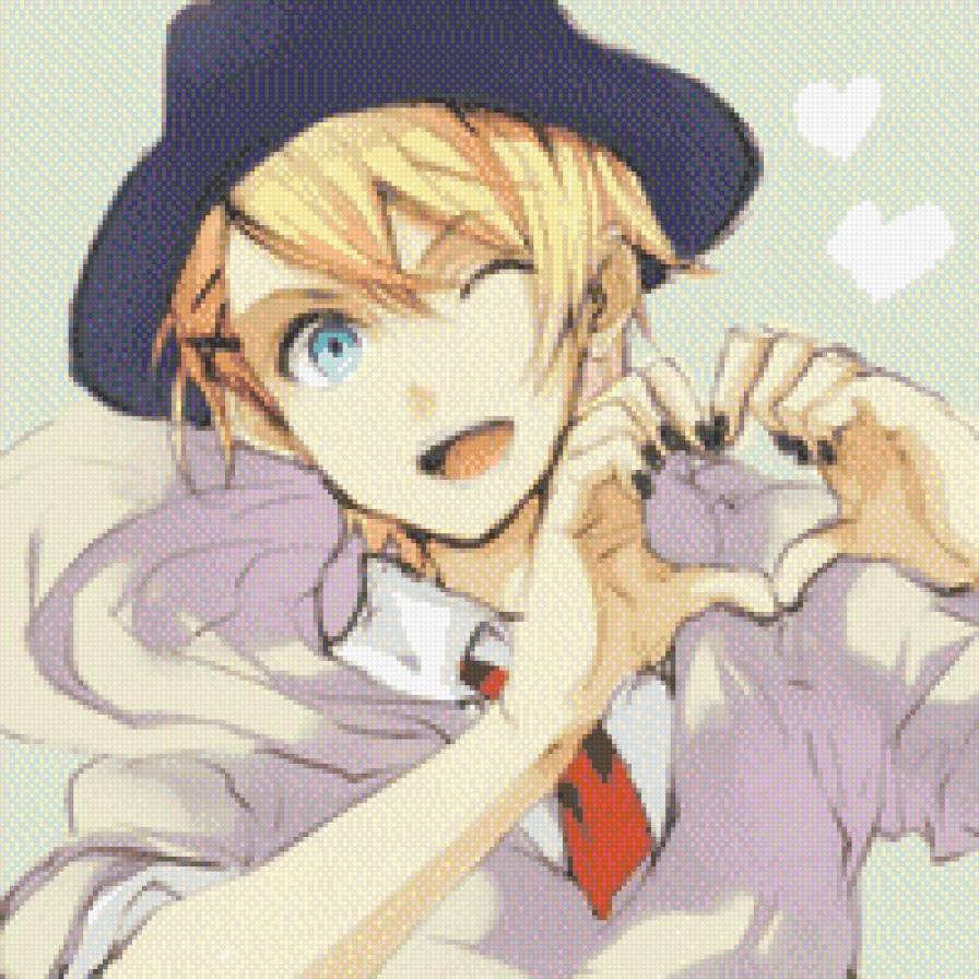 With Love - аниме, сердце, парень - предпросмотр