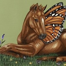 Схема вышивки «Жеребёнок»