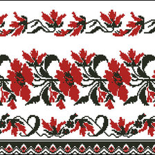 Оригинал схемы вышивки «Украинские узоры» (№573037)