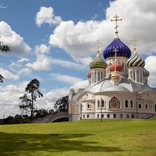 Схема вышивки «храм в переделкино»