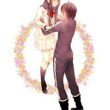 Схема вышивки «Ято и Хиёри»