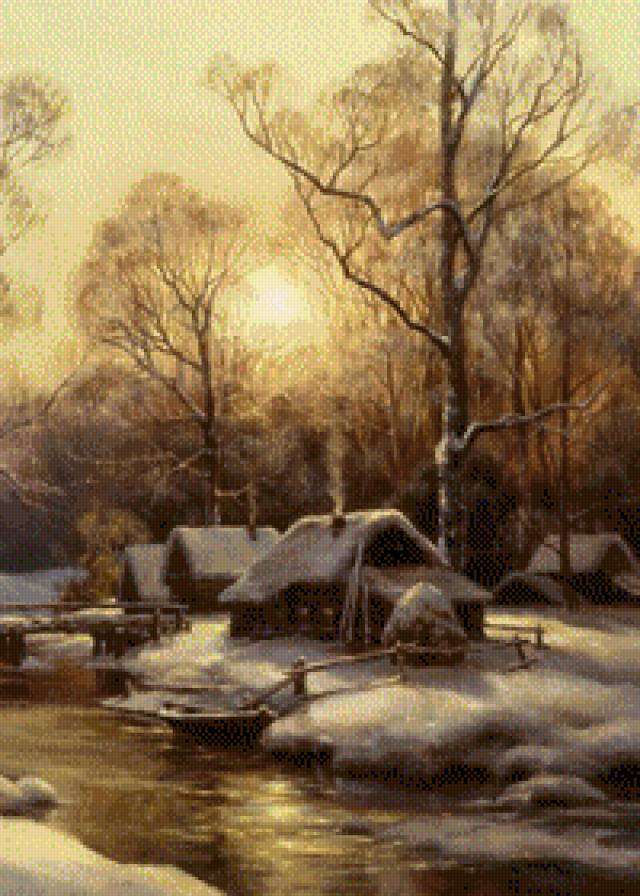 Зима 1 - зима, пейзаж - предпросмотр