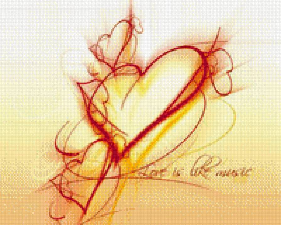 сердечки - абстракт, love, сердце - предпросмотр