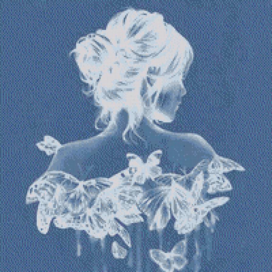 Бабочки - бабочка, дева - предпросмотр