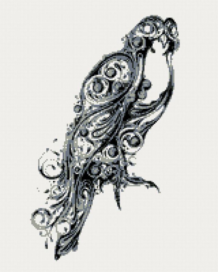 Орел - графика, красиво, орел - предпросмотр