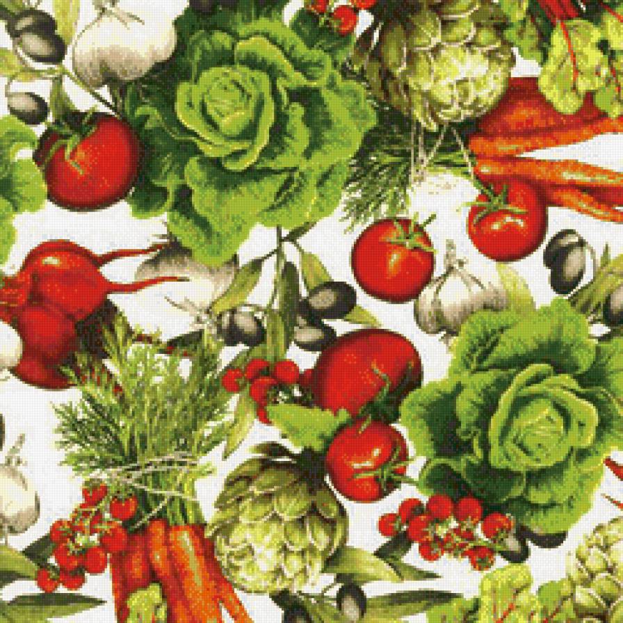 для кухни - капуста, овощи, оливки, помидоры, еда - предпросмотр