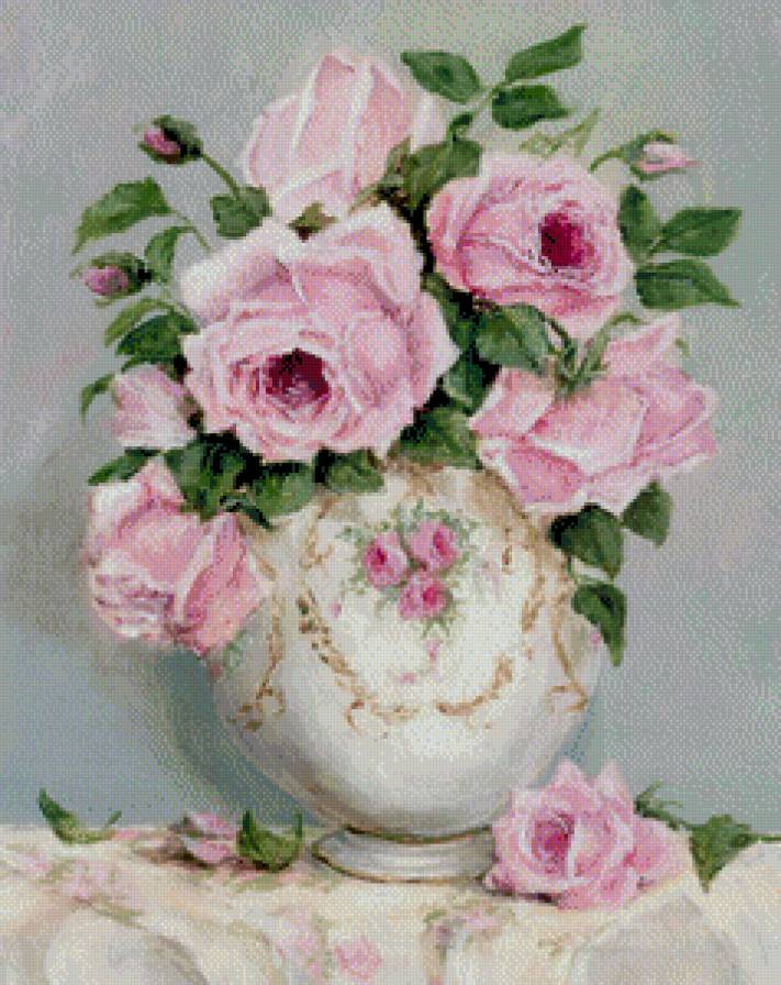 букет - картина цветы - предпросмотр