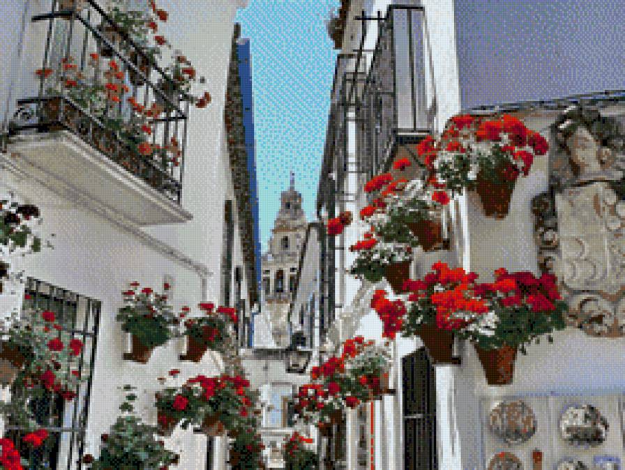 улочка - здания, улица - предпросмотр