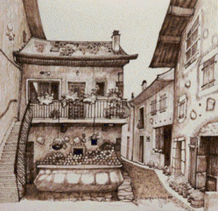 старый дом - улица, здания, дом, город - предпросмотр