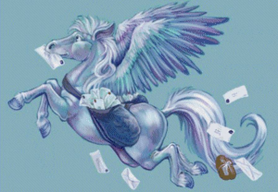 Крылатый почтальон - лошади - предпросмотр