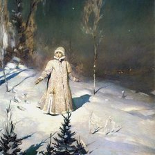 Схема вышивки «Снегурочка.Васнецов»