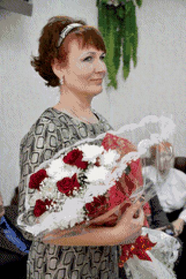 мама - люди, цветы - предпросмотр