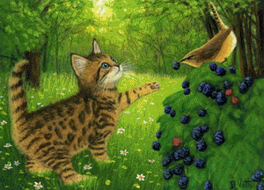 картина - картина кошки - предпросмотр