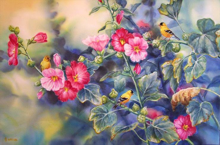 Lee Wee-Ptaszek - ptaki, natura - оригинал