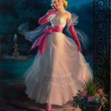 Оригинал схемы вышивки «ретро» (№577265)