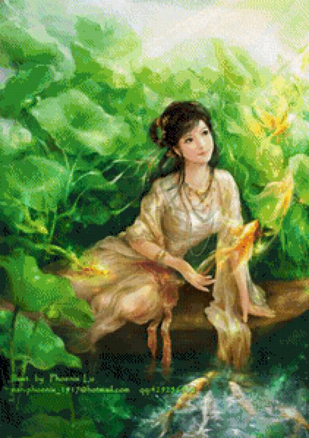 летающие рыбки - девушки - предпросмотр