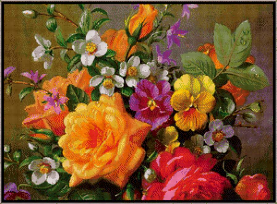 Цветы весны - цветы - предпросмотр