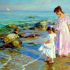 Схема вышивки «На заливе.Аверин»