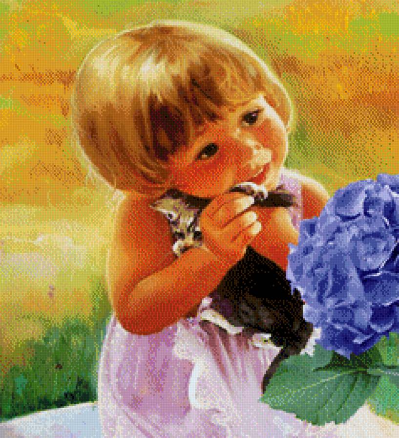 Девочка.Аверин - портреты, аверин, живопись - предпросмотр