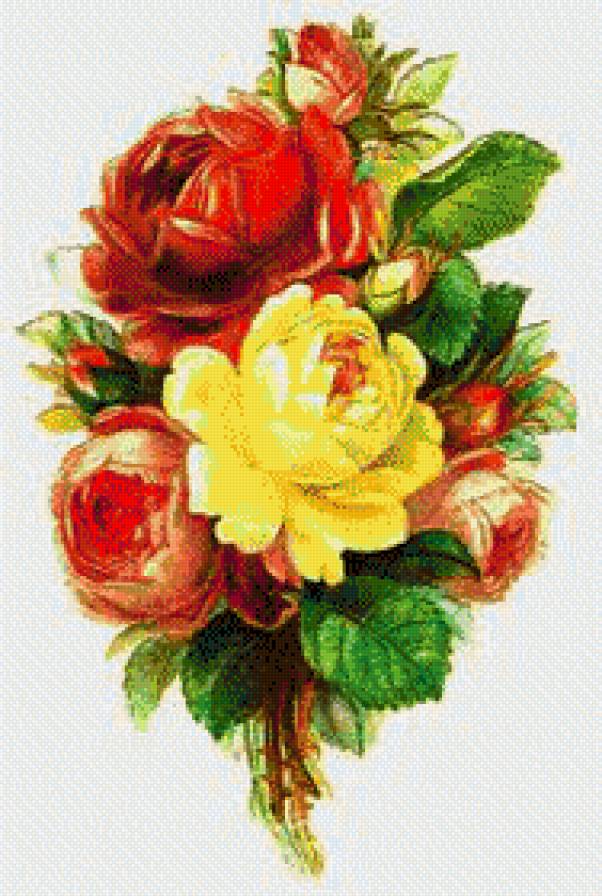 Букет роз - предпросмотр