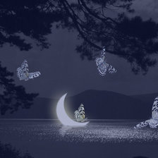 Схема вышивки «Бабочки»