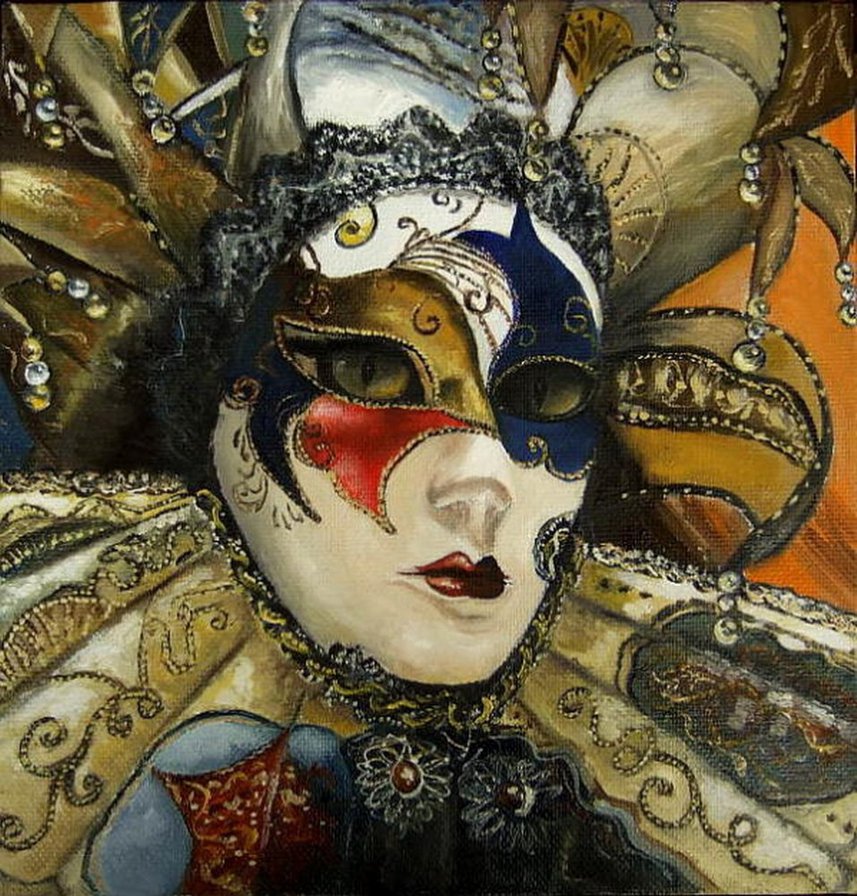 Венецианская маска - венеция, маска - оригинал