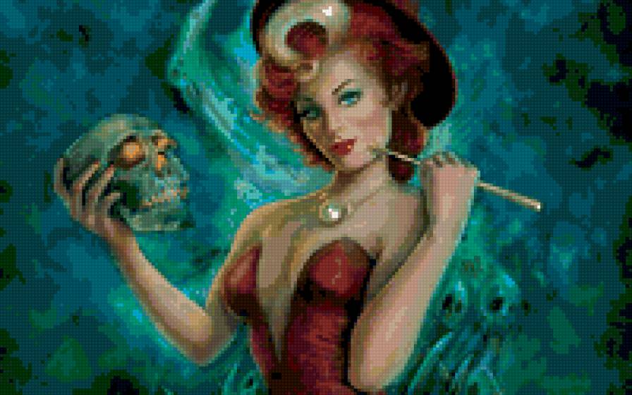 ведьмочка - фентази, люди - предпросмотр