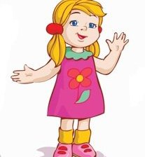 Схема вышивки «девочка 2»