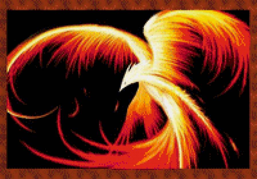 феникс - птица, феникс, фентези - предпросмотр