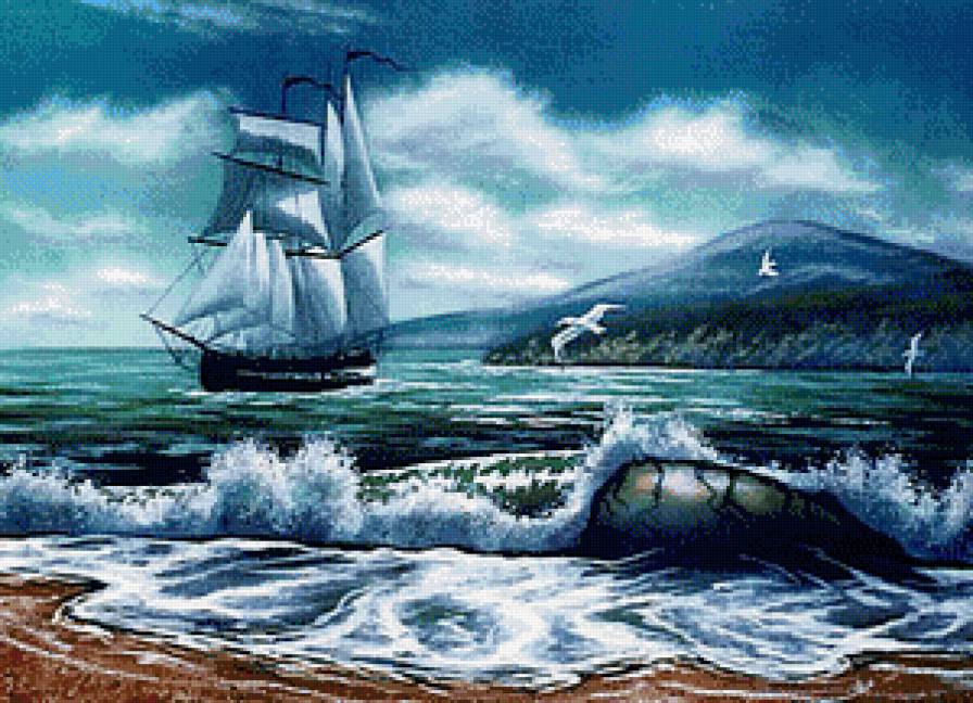 Белеет парус одинокий... - предпросмотр