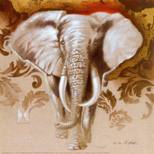 Схема вышивки «слон»
